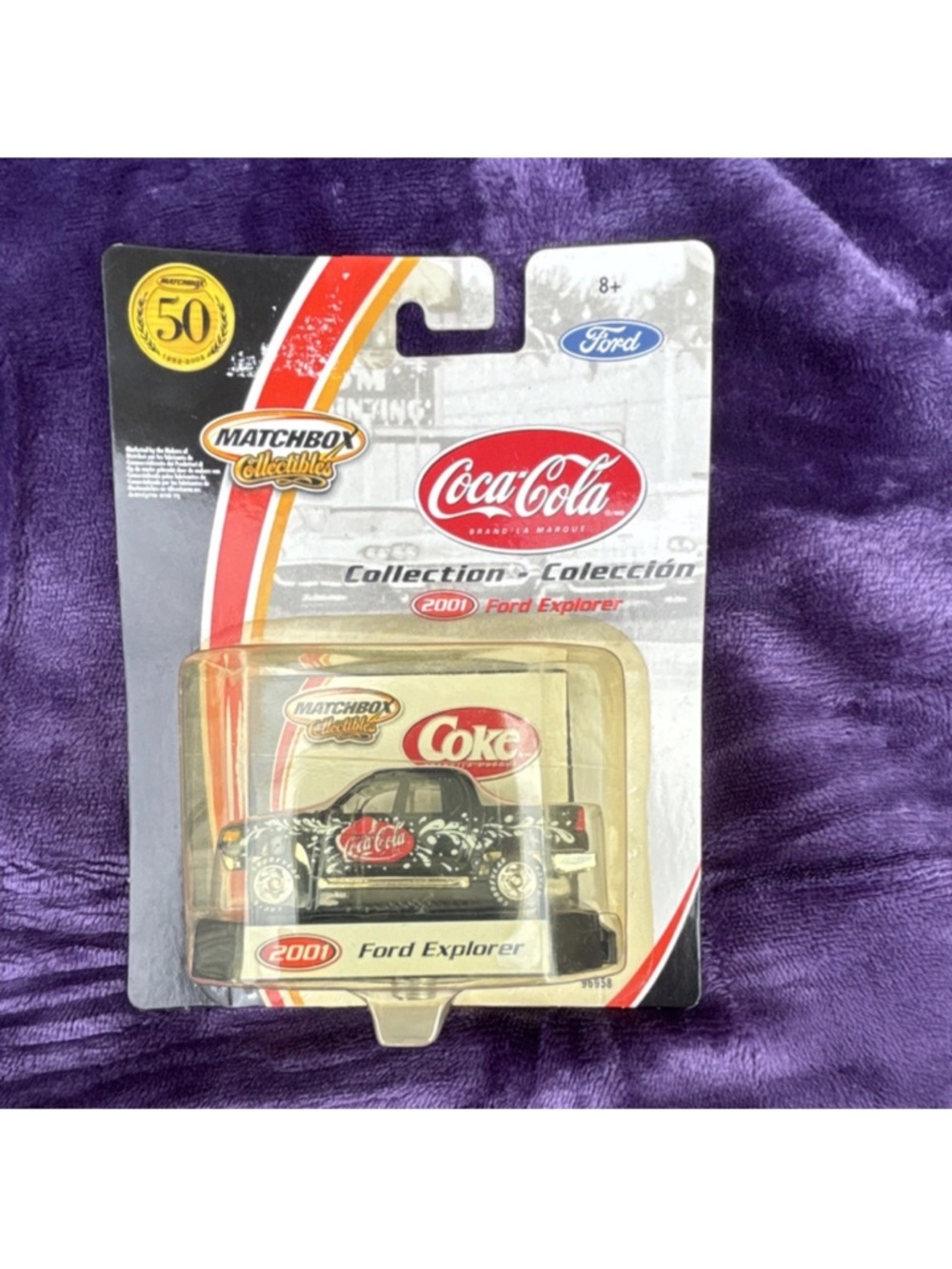 Match Coca Cola Black 2001 Ford Explorer Die-Cast